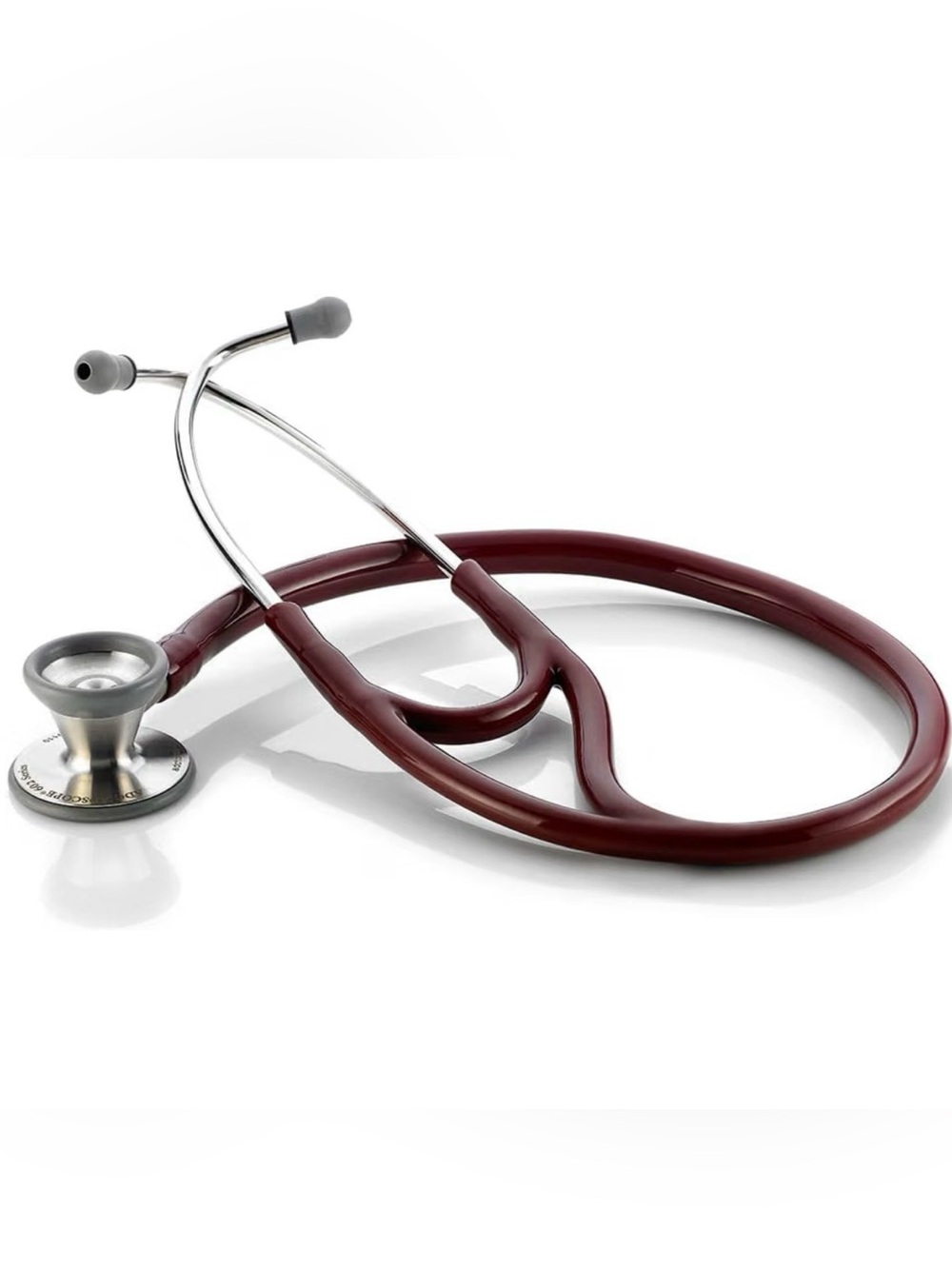 ADC Adscope 602 Traditional
Dual-Head Cardiology Stethoscope in Burgundy